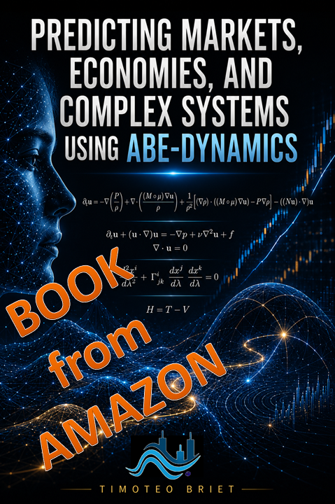 TimoteoBriet's tweet photo. @atenea_esp @ivanedlm VERY PROUD ¡¡¡¡¡¡¡¡
What if markets are not random, but dynamic systems governed by hidden structural laws?
📘 BOOK / AMAZON: Predicting Markets, Economies and Complex Systems:
🚀  https://t.co/T9IIjKmbJu 
A new approach to FINANCIAL MARKET PREDICTION:
📄 https://t.co/bMrI2i4Whz https://t.co/eCh0ue6KAF