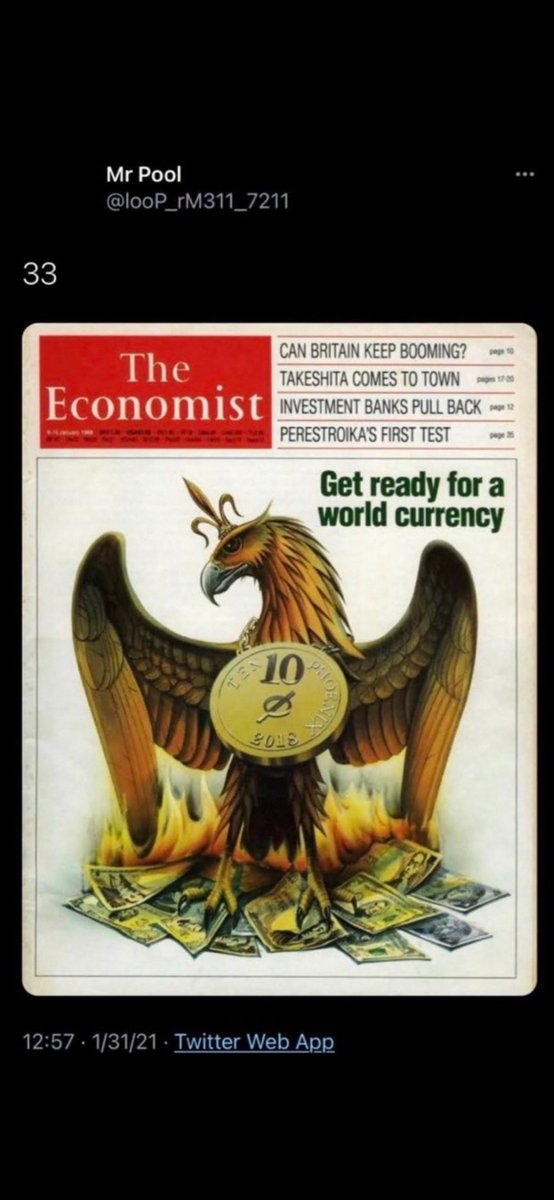 WhiteRiderXRP's tweet photo. The phoenix is ​​on fire, but it will rise again

Monday, June 8, begins the 10th month of 2018(Currency in the Phoenix), where the phoenix resurfaces on the cover of the economist. https://t.co/oF1FmU2eBI