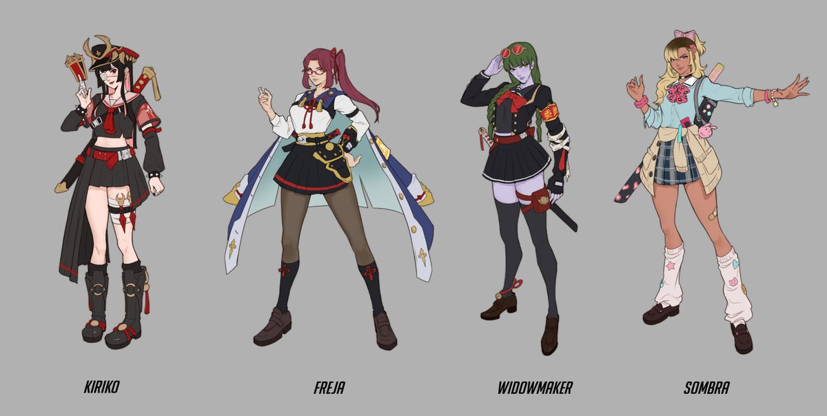 overfire_news's tweet photo. ⛩️ Skins inspired by Japanese culture from previous official #Overwatch surverys

Season 3 is all about Tokyo and Hashimoto lore - maybe will get some of these?.. https://t.co/yMIapmITY9