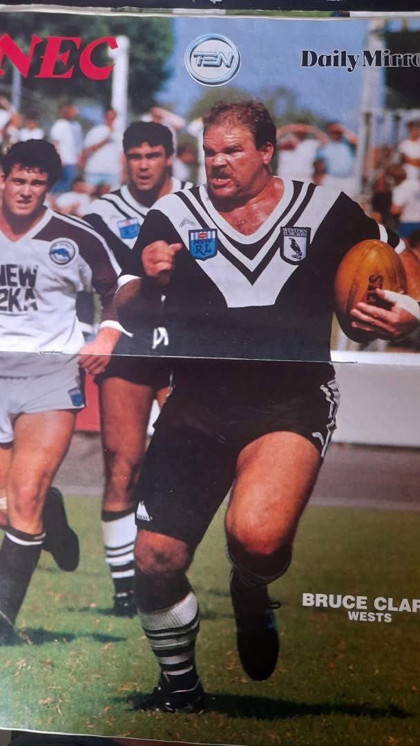 westsmagpies's tweet photo. Bruce ‘Bruiser’ Clark taking on the Radio 2KA @PenrithPanthers at Lidcombe Oval back in the 1980s

The chocolate soldiers from the foot of the mountains return to Lidcombe Oval this Sunday 🏉

❗️Note kick off time of 12pm for @NSWCup ❗️ https://t.co/24hkzaGbFj
