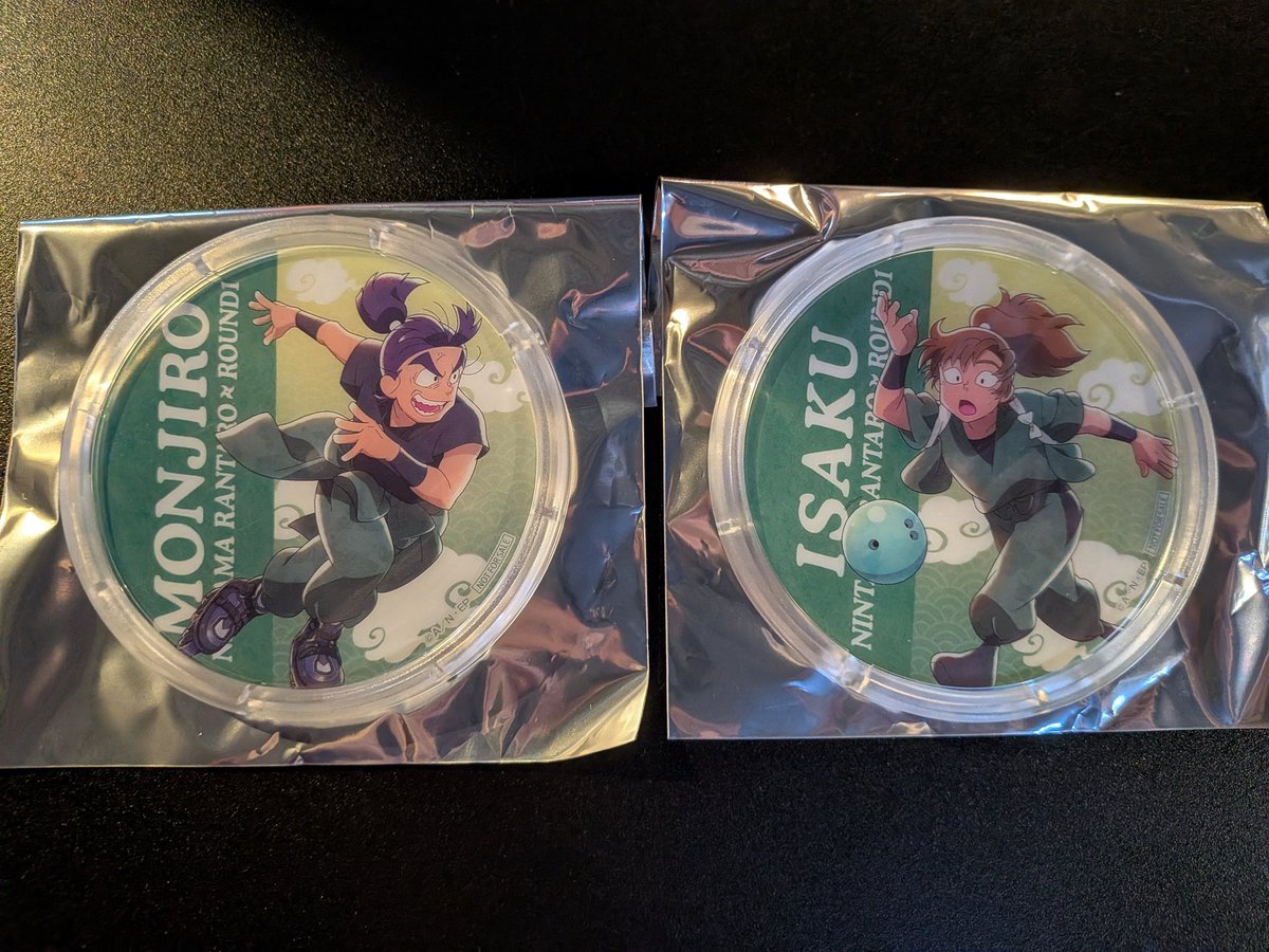 WiR_nin's tweet photo. 【交換】忍たま乱太郎 ROUND1 ラウンドワン コラボフード コラボドリンク 特典 アクリルコースター

〈譲〉潮江文次郎、善法寺伊作

〈求〉食満留三郎

出先のためIDはお取引開始後提示。
郵送でのお取引をお願い致します。
検索からもお気軽にお声がけください。 https://t.co/T2rWU4cJeP