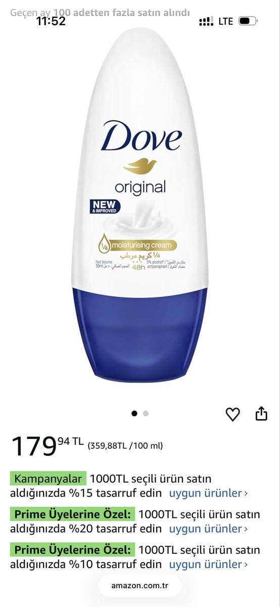 blindest_man's tweet photo. @mimarintersi Rafta görünen Rexona ürün için yazmıştım ancak etiket Dove içinmiş. Fark etmiyor, ilk görselde gösterdiğim Rewe fiyatı 3,79. 14 Dk’ya yani 1,87 Eur’a alıyorum diyorsanız %51 indirimle indirim dönemi alıyorsunuz demektir. https://t.co/sqsRzg4h8e