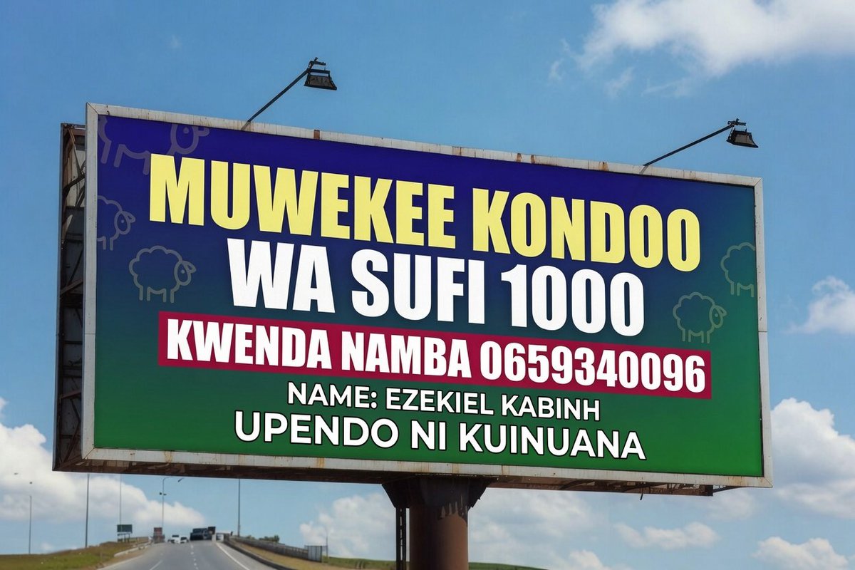 Kondoo_wa_Sufi's tweet photo. LIST YA WATU 1000 WA KUMUWEKEA KONDOO WA SUFI 1000

Uzi.......🪡🧵

Wakubwa naanzisha project ya kujikwamua kiuchumi na kumbukumbu kwenu nyote mkiniwekea ilo buku tu.

Sisemi mengi ila kila kitu nitakionesha hapa ukiniwezesha buku lako 🙏🙏

Repost please 🙏 👇👇👇 https://t.co/bC1AzcpuAY