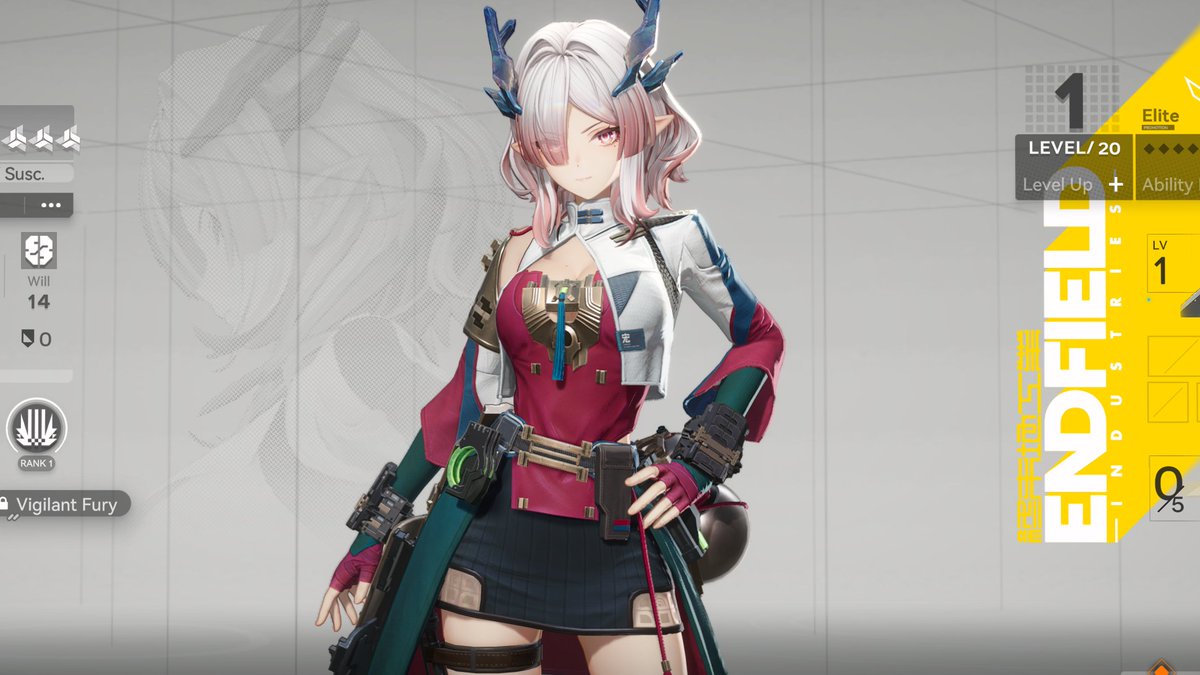 Kiraviins's tweet photo. Got Mi Fu in endfield! Sadly didnt get her weapon. https://t.co/IBUSsRJJTo