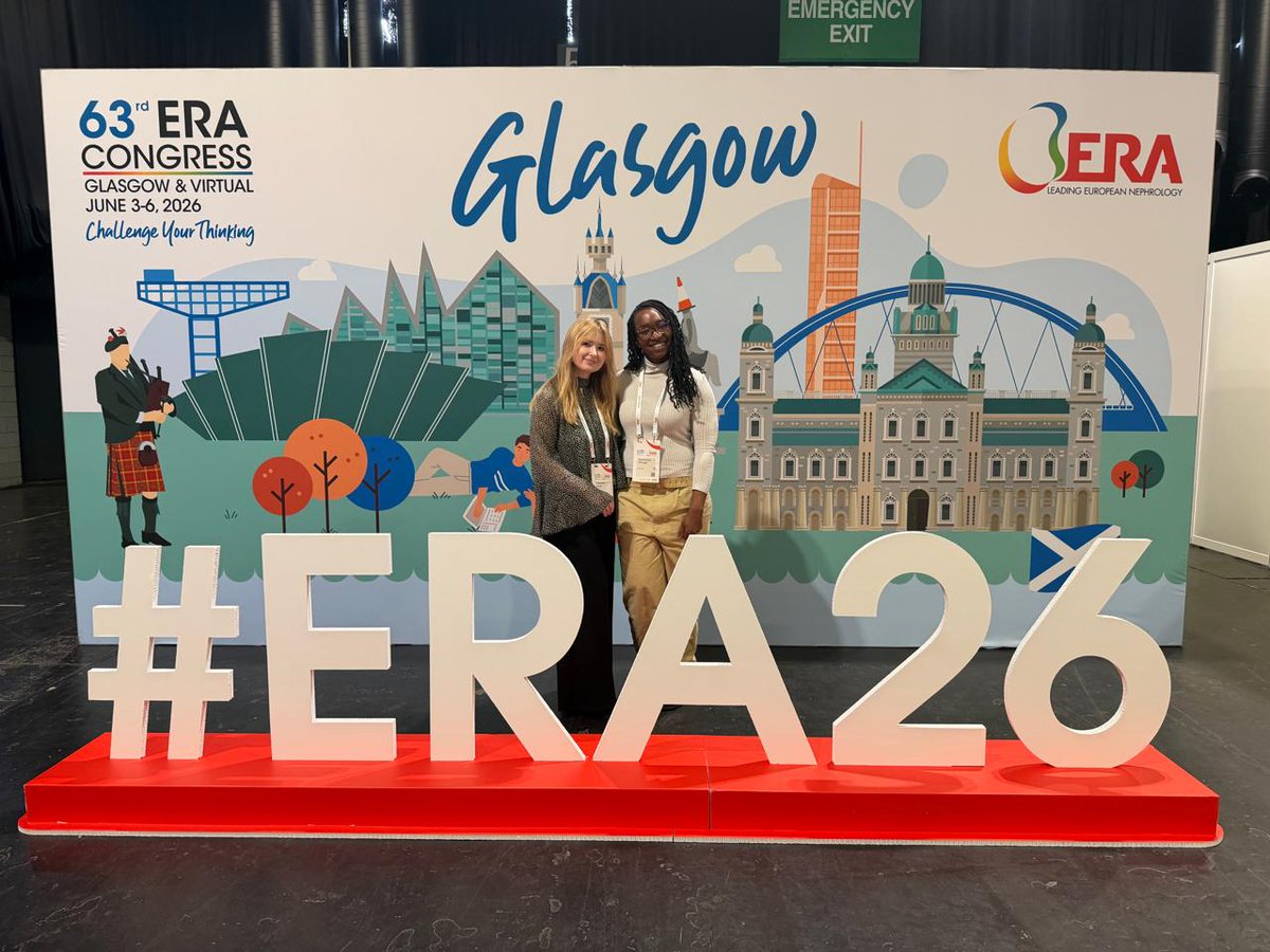 PROJECTPICKED's tweet photo. PICKED at ERA 2026 in Glasgow 🔬

Julia Byrska and Abukayo M will present their work through oral and poster presentations at the 63rd ERA Congress.

Great to see PICKED research represented at ERA!

#ERA2026 #CKD #PICKEDproject #KidneyResearch https://t.co/cTefLyUuI4