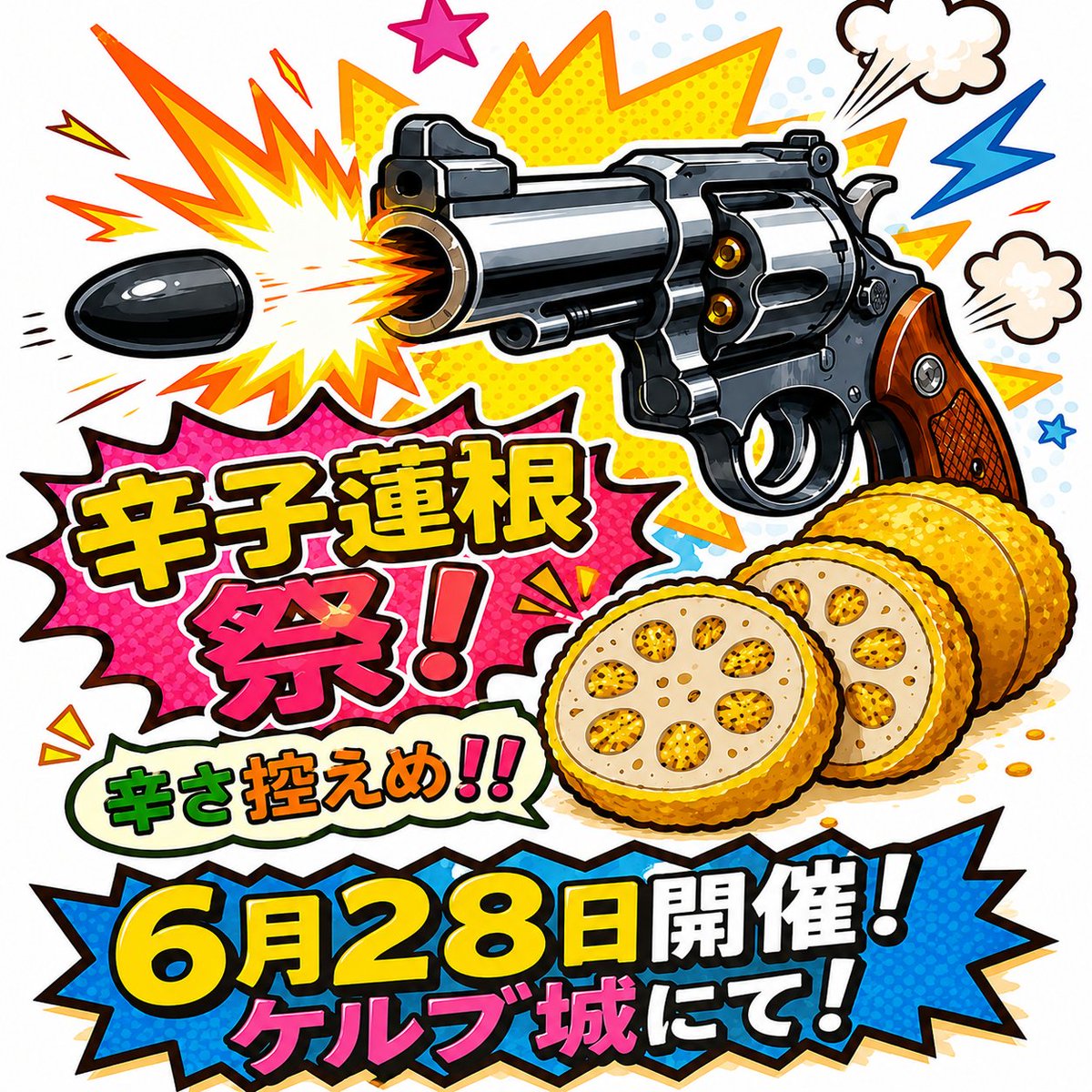 6JfYMvgGrvfyAx8's tweet photo. すみません日付わからないよね！って事で開催は6月28日場所はケルブ城で！って事で画像作り直したから画像保存して宣伝しまくってくれよな！ちなみにGLBASE様(@base_gl)都城マンガ倉庫様(@M_M_Military)が出店予定！現地調達で参加OKやで！参加料は割引無しで二千円です！皆の参加待っとるで！ https://t.co/EdQcudbp39