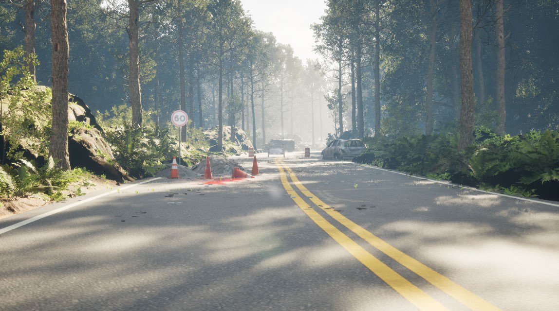 Ol0wo's tweet photo. Raw EXR from Unreal Engine vs Final grade in DaVinci Resolve. https://t.co/Owx3882Whw