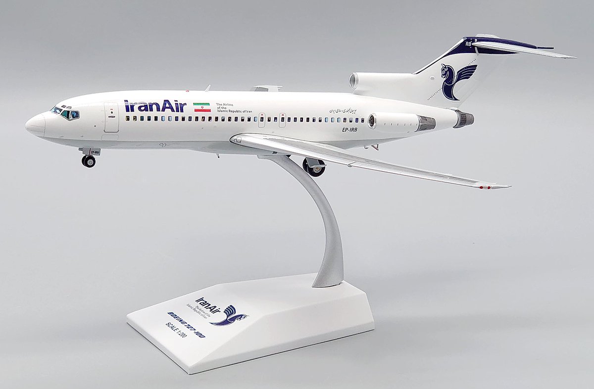 ModelsAircraft's tweet photo. 《販売中》
Jcwings イラン航空 727-100 EP-IRB 1/200 XX20165

税込価格：15,900円
https://t.co/82aSsN5rNO https://t.co/iH7du64Ysk