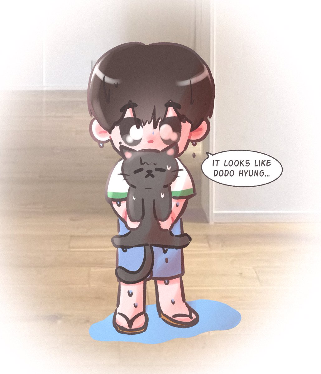 fleurensh's tweet photo. jiji brought someone home 🐈‍⬛ https://t.co/rgnoK4oYpo