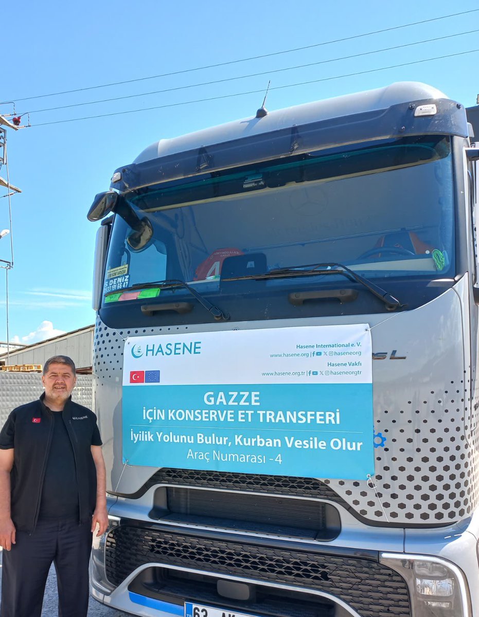 haseneorgtr's tweet photo. İZMİR’DEN YOLA ÇIKACAK KONSERVE KURBAN ETLERİYLE HEDEF GAZZE

Haber: https://t.co/Sp7dJGdSuk https://t.co/tH6OrYuGoV