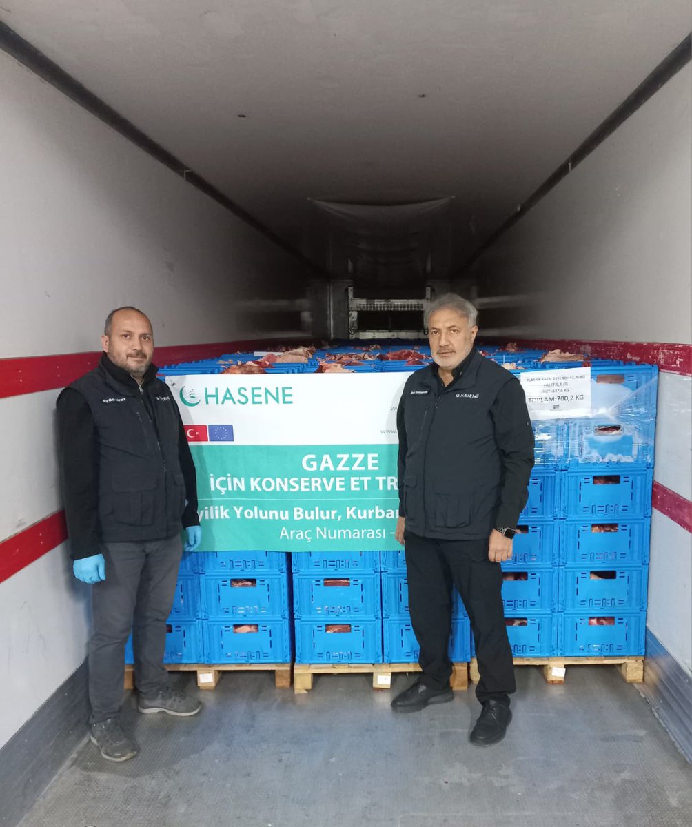 haseneorgtr's tweet photo. İZMİR’DEN YOLA ÇIKACAK KONSERVE KURBAN ETLERİYLE HEDEF GAZZE

Haber: https://t.co/Sp7dJGdSuk https://t.co/tH6OrYuGoV