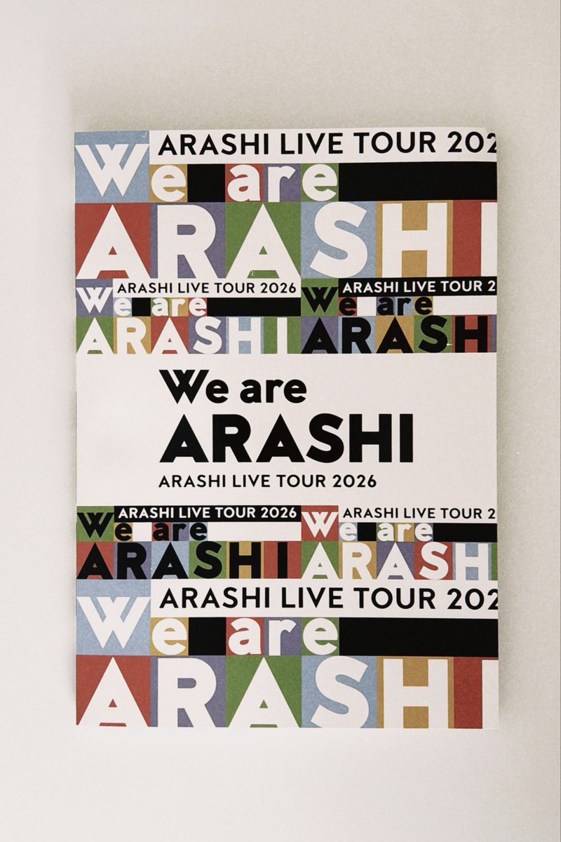 We are ARASHI | ARASHI LIVE TOUR 2026 (@JPOP_Archived) / Posts / X