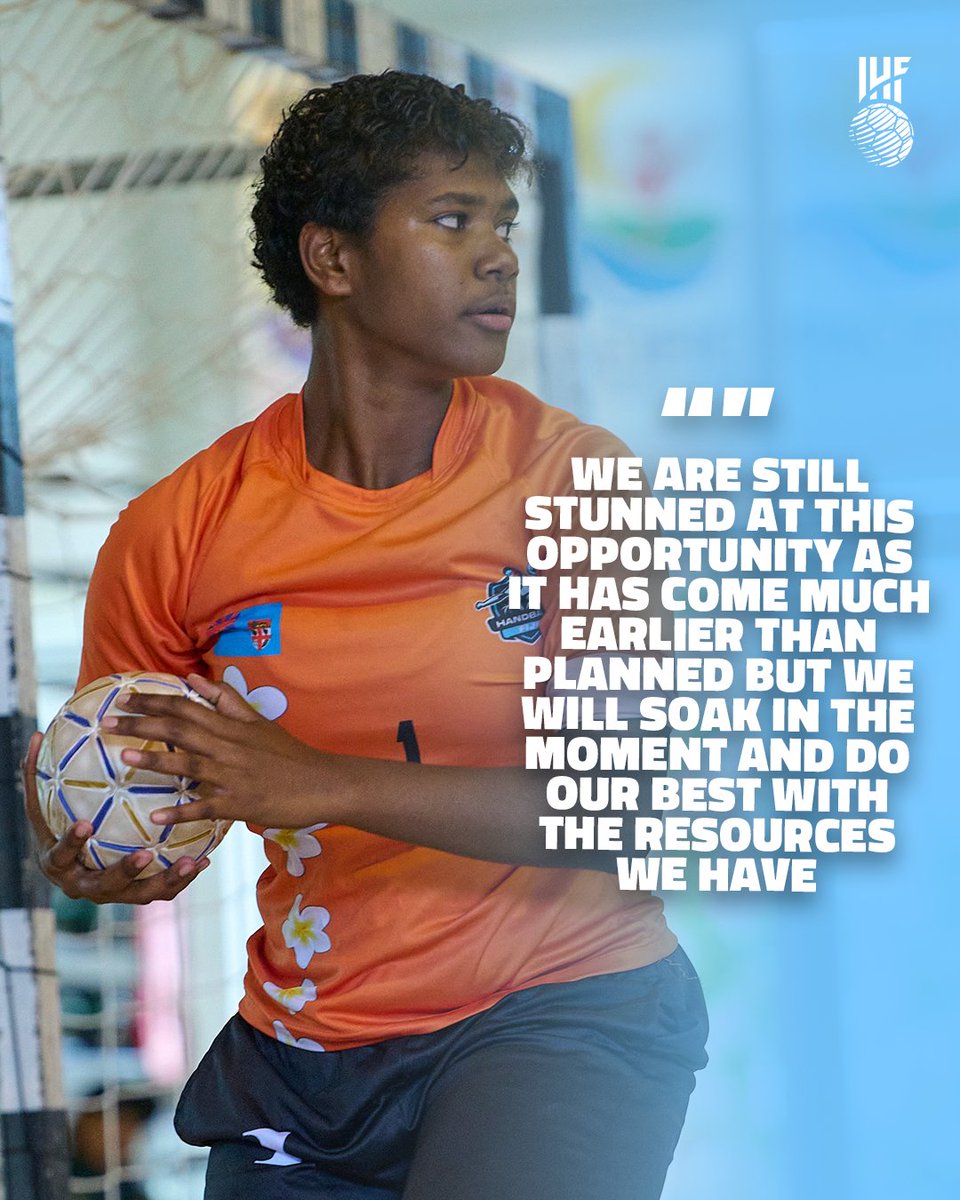 ihfhandball's tweet photo. "We will play with courage and bring our Fijian flair and unpredictability into our games" 💪🇫🇯 It was only 2017 when Fiji gained full IHF membership and now they are getting ready for their world premiere – the 2026 IHF Women's Youth WCh 🤩

➡️ https://t.co/DsAvgYUcl9 https://t.co/XID6LRQgph