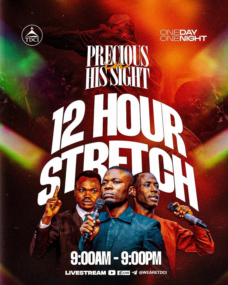 WeAreTDCI's tweet photo. We are live!
#12PrayerStretch #OneDayOneNight
#PreciousInHisSight
https://t.co/npPaoxUSc5
Join us! https://t.co/opXEtpzy2E