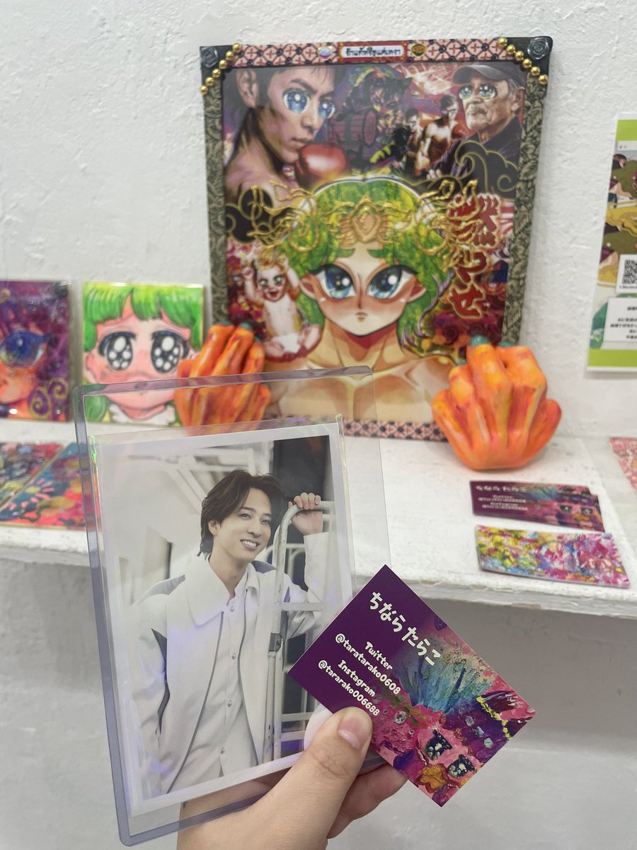 taratarako0608's tweet photo. 自分の作品(コラボ)と推しの夢のコラボレーション(？)▷◁♡*｡ﾟ https://t.co/msgocR5iSk