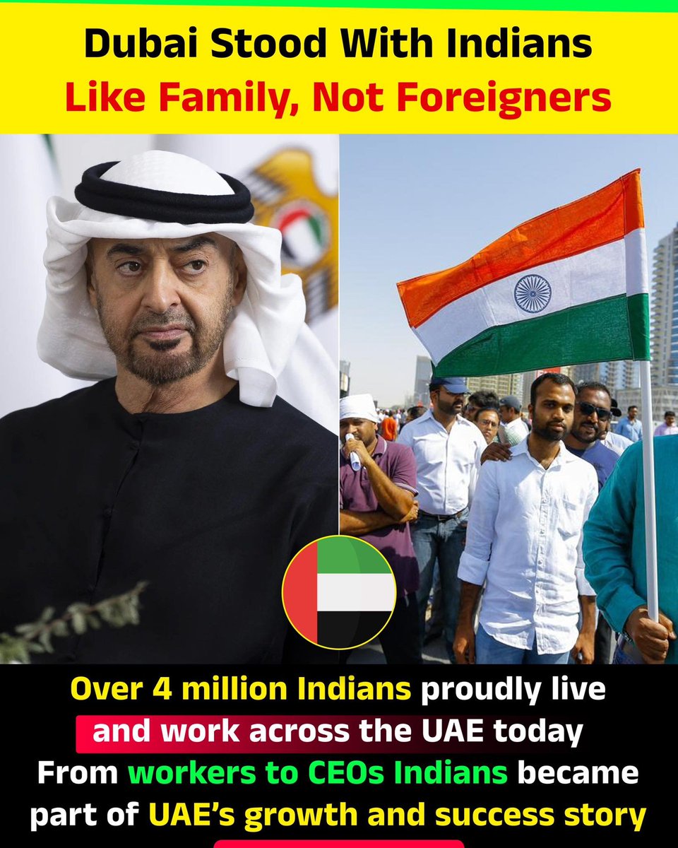 KaartikGor's tweet photo. People in India should know that Indians in the UAE speak highly of the country and its leadership out of genuine gratitude, not obligation 🙏 https://t.co/byP4jksNHH
