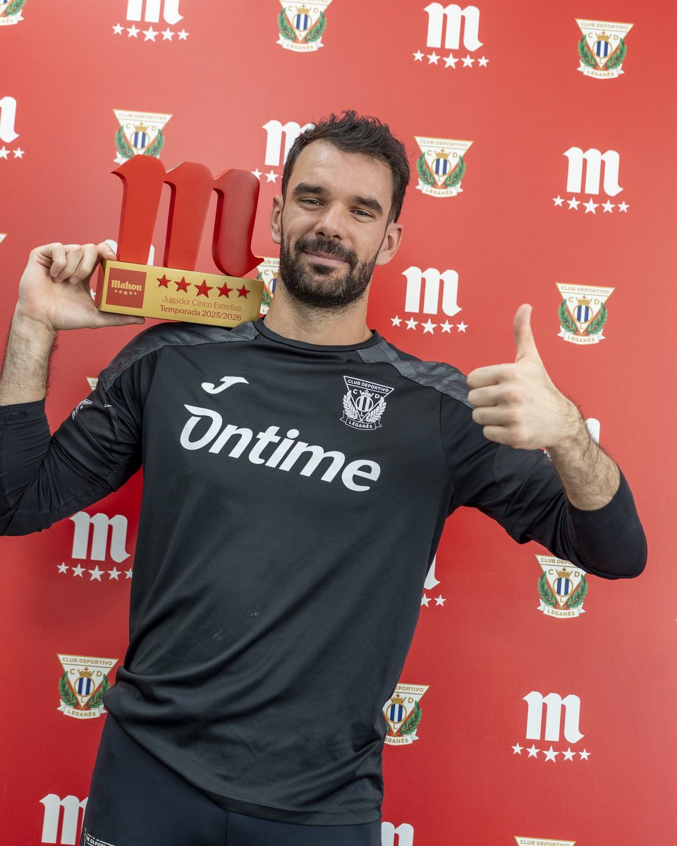 CDLeganes's tweet photo. 🏆 @Juansorianoo es nuestro #JugadorCincoEstrellas de esta temporada ✨ https://t.co/ISEhrox7cT