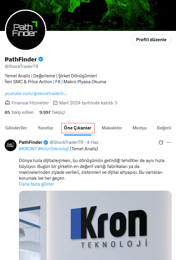 StockTraderTR's tweet photo. Yaklaşık 2 aylık süreçte yaklaşık 10 hissenin detaylı temel analizini yaptık.

#kront #pnlsn #ardyz #sahol #mpark #kmpur #sasa #altny #kcaer #genil 

Profilimden öne çıkanlar bölümünden daha fazlasını bulabilirsiniz. https://t.co/NUOo98oGAx