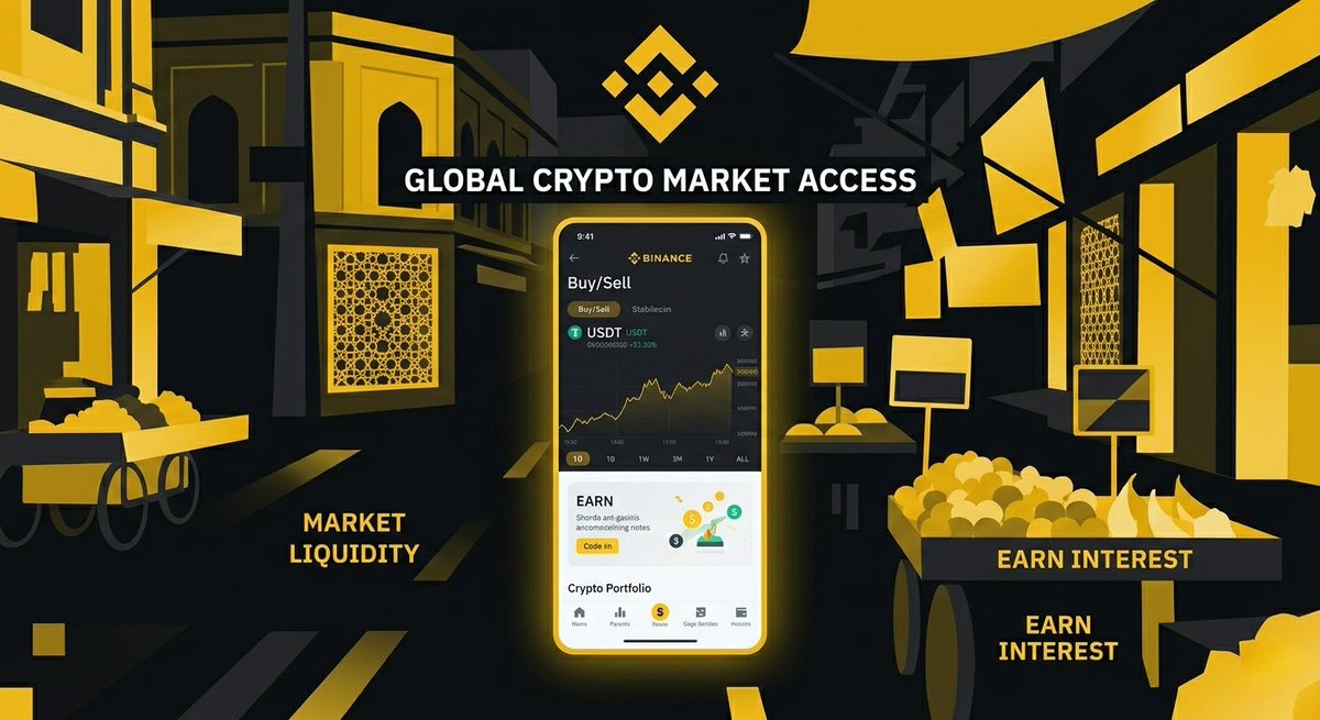 CryptoChain_X's tweet photo. It feels like more people in Pakistan are paying closer attention to how they manage their money these days.

With prices going up and everyday expenses becoming harder to ignore, many are looking beyond traditional savings and exploring options like crypto and stablecoins

One thing I like about @binance is that it makes getting started fairly simple. You can buy, hold, trade, and learn about different digital assets all in one place. There are also earning options for users who want their assets to do more than just sit idle.

Not everyone will choose the same approach, but it's clear that more people are looking for new ways to manage and protect their savings in today's economy.

#Binance #Pakistan #CryptoPK #Web3 #Inflation #BinanceAcademy
#learnwithbinance