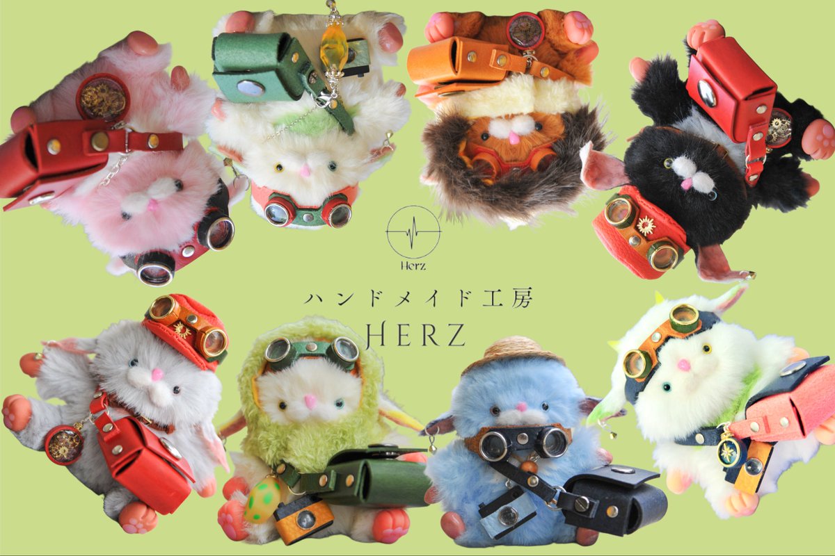 Herz15130607's tweet photo. #一目で私の作品とバレる印
#365DIYtheme

旅が大好きな属種の謎な生き物たち！個性的な子達がたくさん！☺️

旅に必要なバッグやカメラやゴーグルなど、小物類もこだわっているのがHerzの作品！✨

#アートドール https://t.co/dJyOvVaN8C