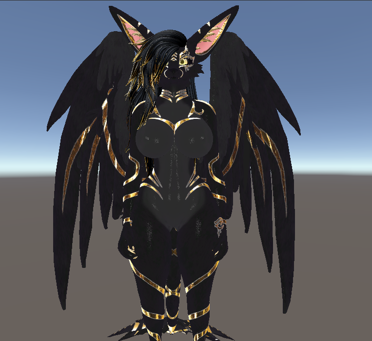 shade_nightwolf's tweet photo. --VRCHAT TEXTURE COMMS--

Heres a few avatar's ive textured for a baseline 

Prices will start at $10 and scale based on design/complexity/how much time i estimate it will take me. Ill have some basic terms listed below. Never done anything like this before so forgive me, its my first time