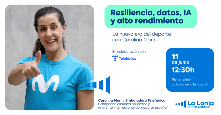 lalonjatech's tweet photo. Dentro de poco llega un evento único a Huelva...😏

@CarolinaMarin estará en La Lonja de la Innovación para contar cómo la tecnología ha transformado el deporte de élite.

📆11 de junio
🕑12:30h

Vívelo y que no te lo cuenten.  ¡Consigue tu plaza aquí!⬇️

https://t.co/5PdiPSSdD9 https://t.co/g7EAT5AlxP