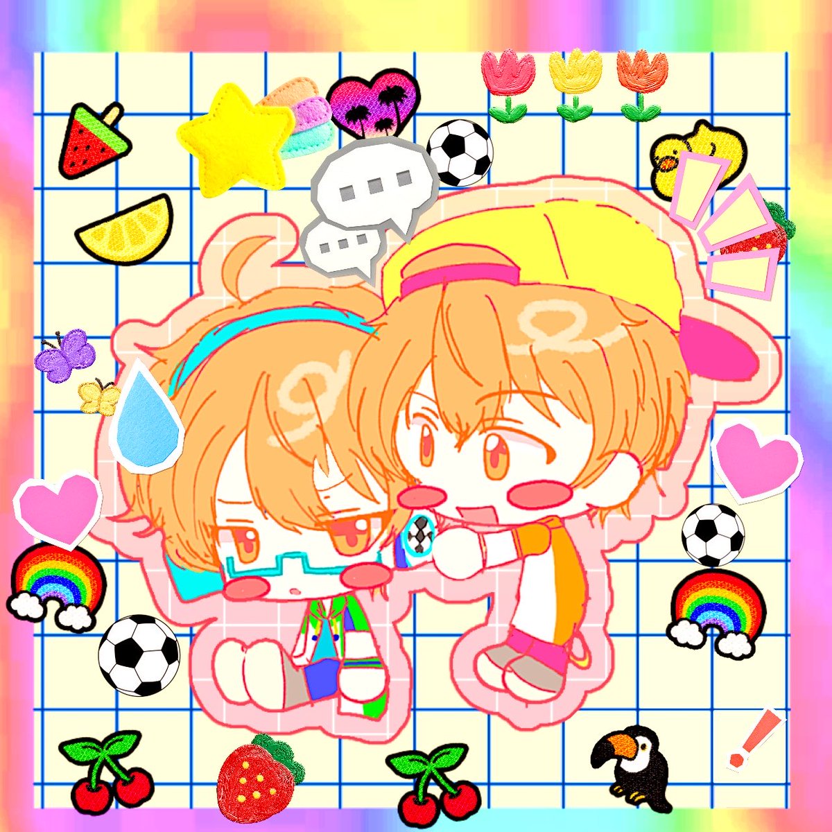 70o1v8's tweet photo. #sidem_FA
☀️🌈蒼井兄弟 享介悠介 ⚽️🍉
💛🐥百々人 秀💙📱 https://t.co/PJKHpiT80z