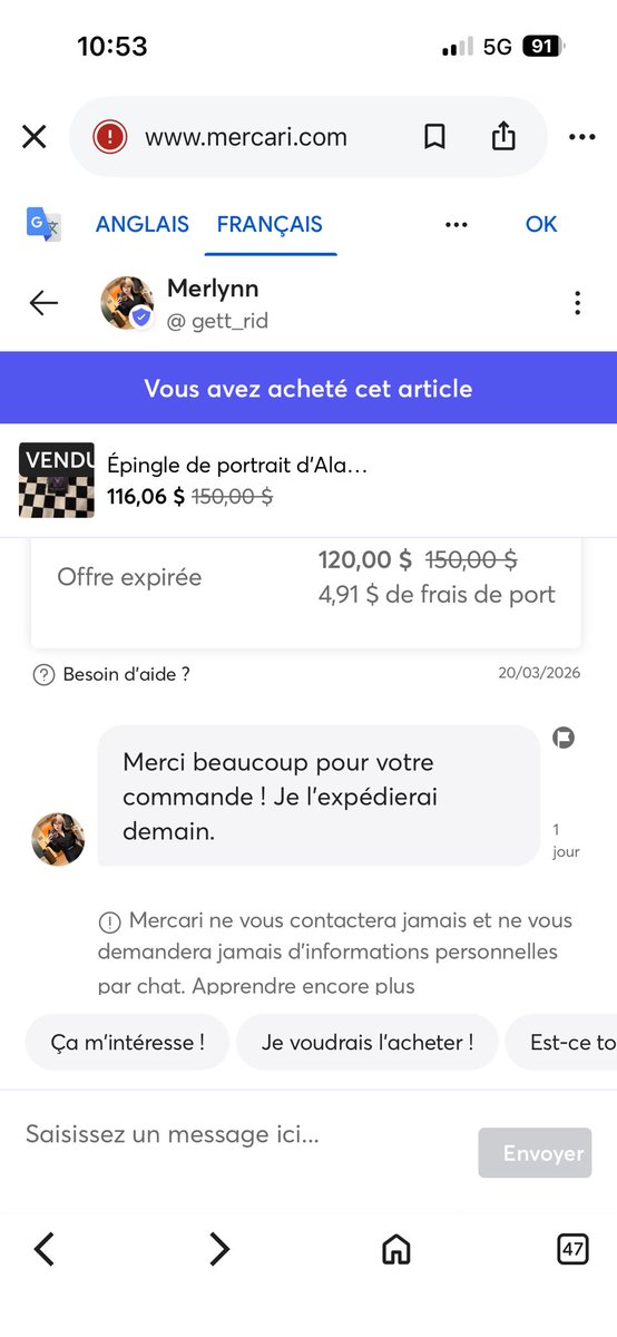 Snakehoos's tweet photo. Hey! For those of you who are American and use Mercarie, could you please contact this woman so we can chat on Twitter? Since I'm not American, I can't verify my account by phone. Please help me get in touch with her 😓🙏🏻 https://t.co/GhB5llW8F5