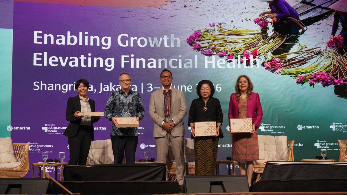 SabharwalGita's tweet photo. Financial health cannot be achieved through institutions alone. It requires an ecosystem approach.

As Indonesia’s young, digitally connected population grows, we need to think bigger—engaging FinTech innovators, supporting young entrepreneurs, and leveraging digital platforms to expand financial health at scale. The days of business as usual are over.