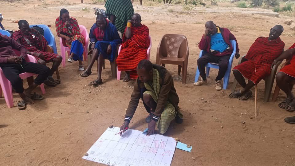 FAOTanzania's tweet photo. Livestock diseases don’t stop at borders neither should surveillance. In Longido 🇹🇿 , communities + vets use Participatory Disease Search, PDS, to map FMD, PPR, Brucellosis, Anthrax &amp; CBPP.
Outcome? Locally owned control plans, early warnings, and cross-border action with Kenya https://t.co/IN0qTKBHIV
