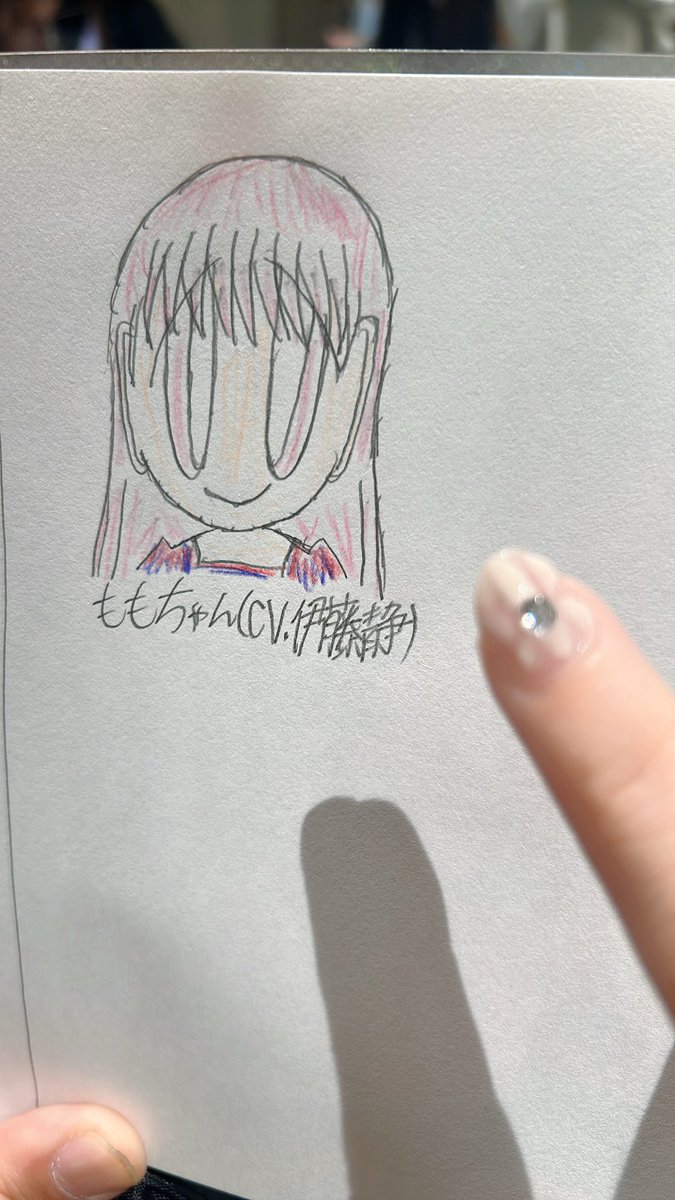 shape_momo's tweet photo. @iyenmox_oekaki 2度目まして！覚えててくれてありがとうⓣⓗⓐⓝⓚⓢ💕念願のお絵描きタイム～貴重な紙使ってくれてありがとうね～～🎨✍💕ももｷﾀ━(ﾟ∀ﾟ)━!やまちゃんとイエンモックスさん、お話し楽しかった(≧∇≦) https://t.co/gMyEif5TH0