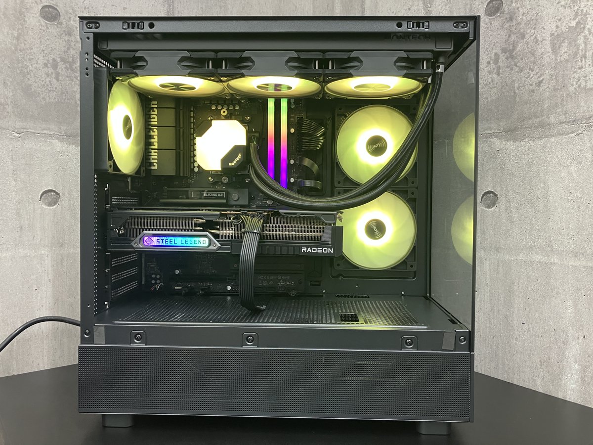お客様ご依頼の #組立代行 PCが完成‼️ 🚀#AMD Ryzen 7 9800X3D
