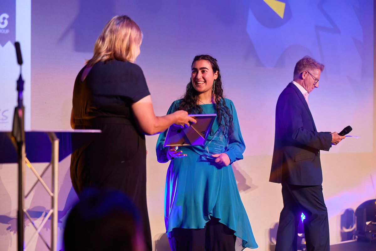 Promiseworks's tweet photo. We were incredibly honoured to present the Young Person of the Year Awards at this year's Pride of Somerset Awards🏆

A huge congratulations to all of the nominees and winners. We heard some truly inspiring stories, thank you to Pride of Somerset for a fantastic evening💙 https://t.co/V62l9Q6hWE