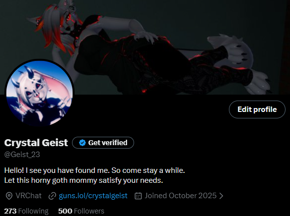 Geist_23's tweet photo. Holy fuck guys! 500 followers! Ya'll are so awesome! Here is a short update video for now. Have a wonderful day! https://t.co/bkCmZcLfH7
