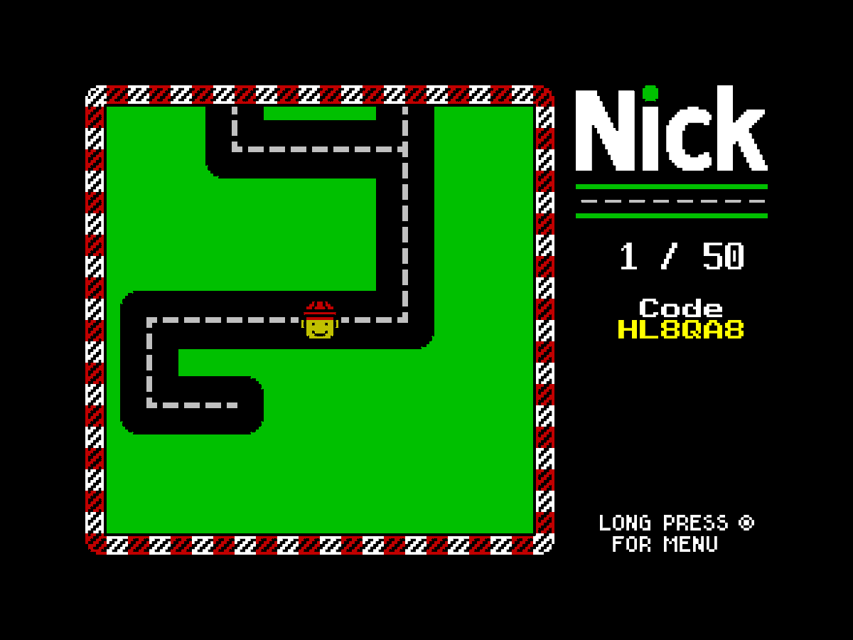 Nick (2026) by David Programa for ZX Spectrum. Help Nick