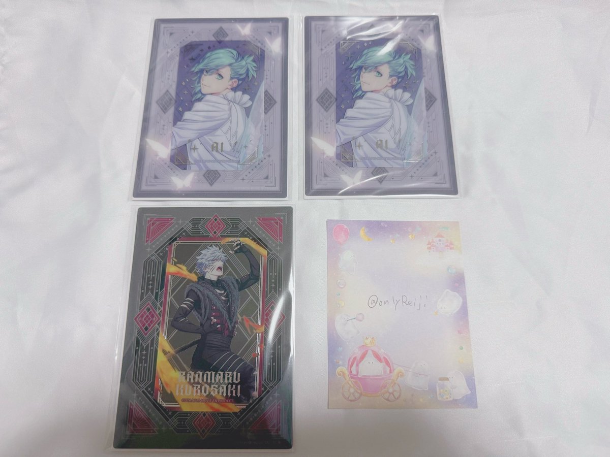 onlyReiji's tweet photo. 【 交換 】 うたプリ タブナイ キャラバン TABOO NIGHT XXXX Solo Stage ver. ビジュアルカード ビジュカ

（ 譲 ） 蘭丸 藍

（ 求 ） 嶺二 (アップ)

郵送でのお取引を希望しております。

↓続きます。 https://t.co/9yWY0syh6j
