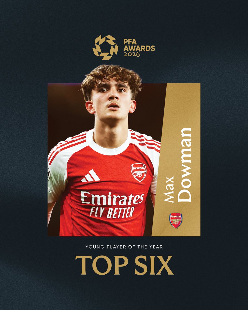 PFA's tweet photo. Max Dowman ❤️

Voted for by the players 🏆 https://t.co/XGaime6gGz