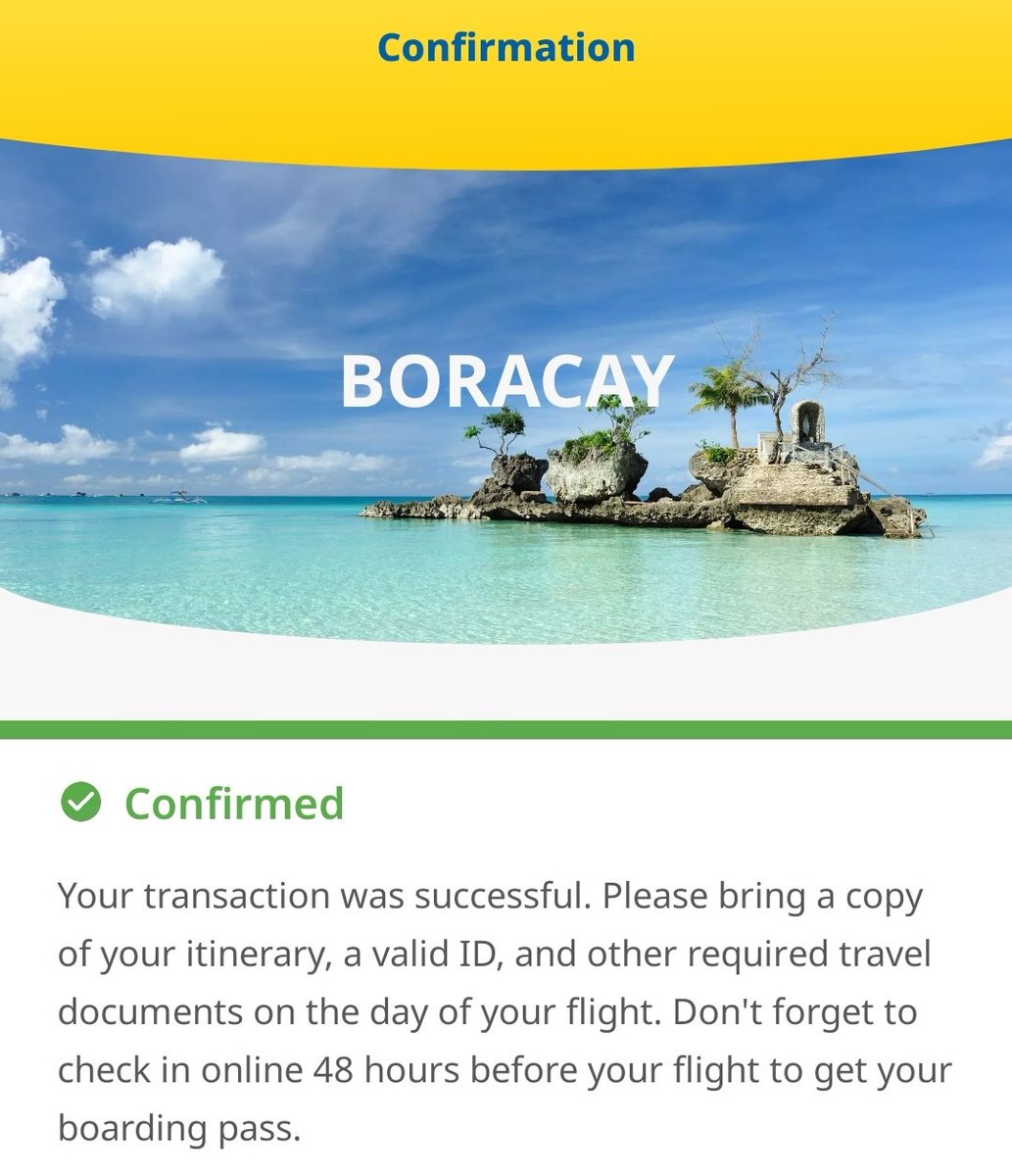 Turhonko's tweet photo. Birthday gift 😊
Pang 7x kona mag birthday sa Boracay 😊

Buti may Piso sale si @CebuPacificAir 👌 https://t.co/LdVujVj08W