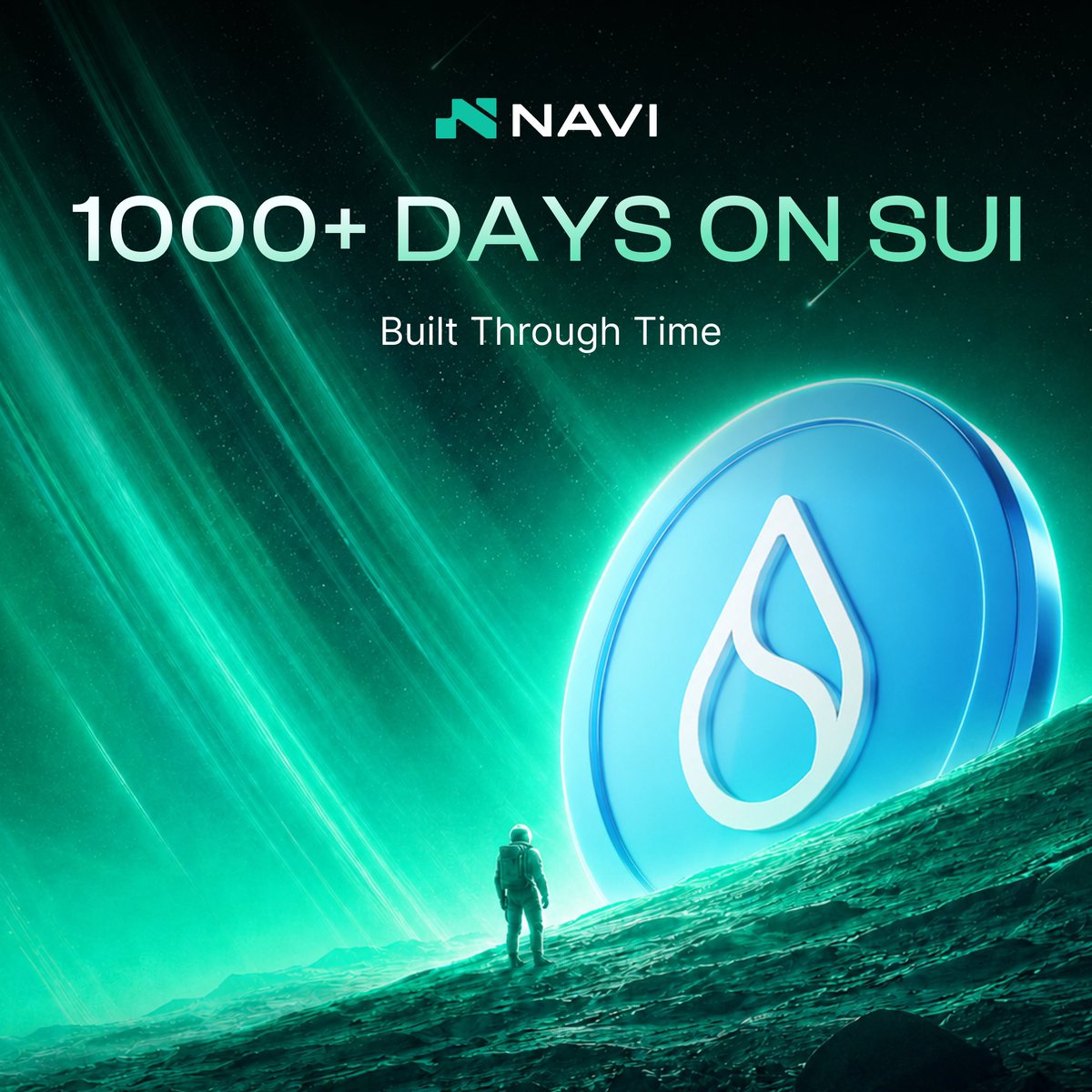 Emonkhan156's tweet photo. In DeFi, most things can be measured.
TVL, Volume, Users. Every day brings new market conditions, new volatility, and new challenges.

NAVI has now operated on Sui for more than 1,000 consecutive days.

This is a great step for navi protocol.
#NAVX https://t.co/7xwx5GLeFp