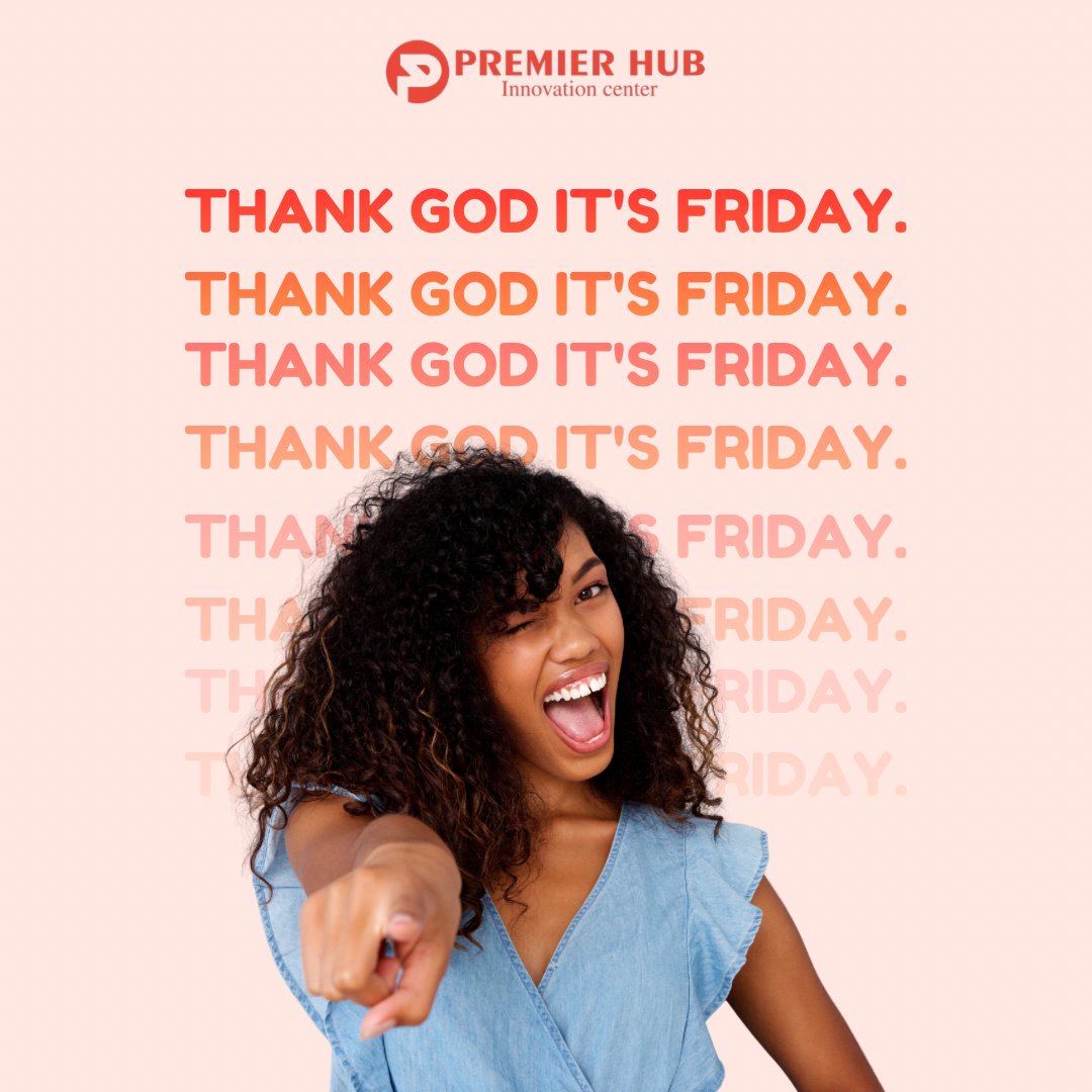 premierhubng's tweet photo. TGIF! 🎉 Time to celebrate the wins, and recharge for an even better week ahead. Happy Friday from Premier Hub! ✨
#TGIF #FridayVibes #HappyFriday #PremierHub #WeekendMode https://t.co/tKpCIKRzWe