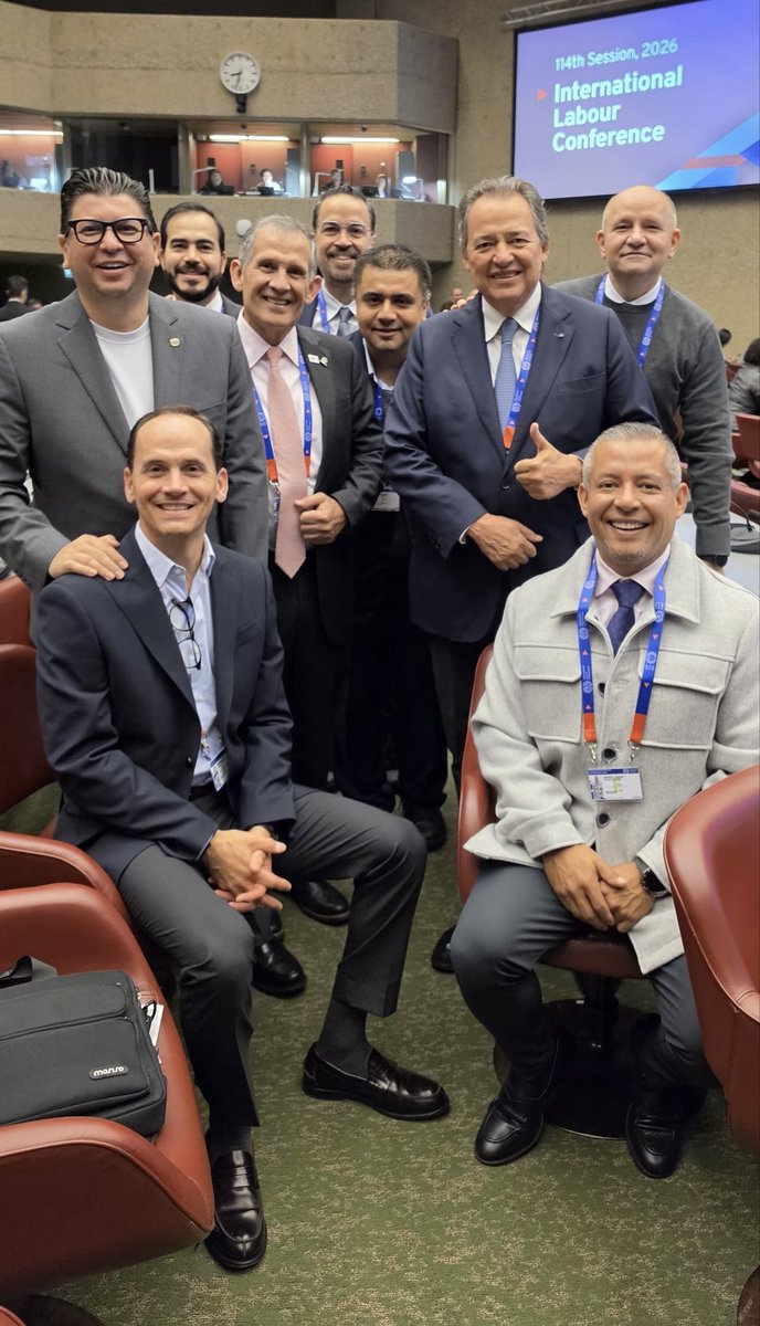 LorenzoRoel1's tweet photo. La representación Mexicana en la reunión del Sector Empleador, en los trabajos de la 114a Conferencia Internacional del Trabajo https://t.co/oYP5myZiD5