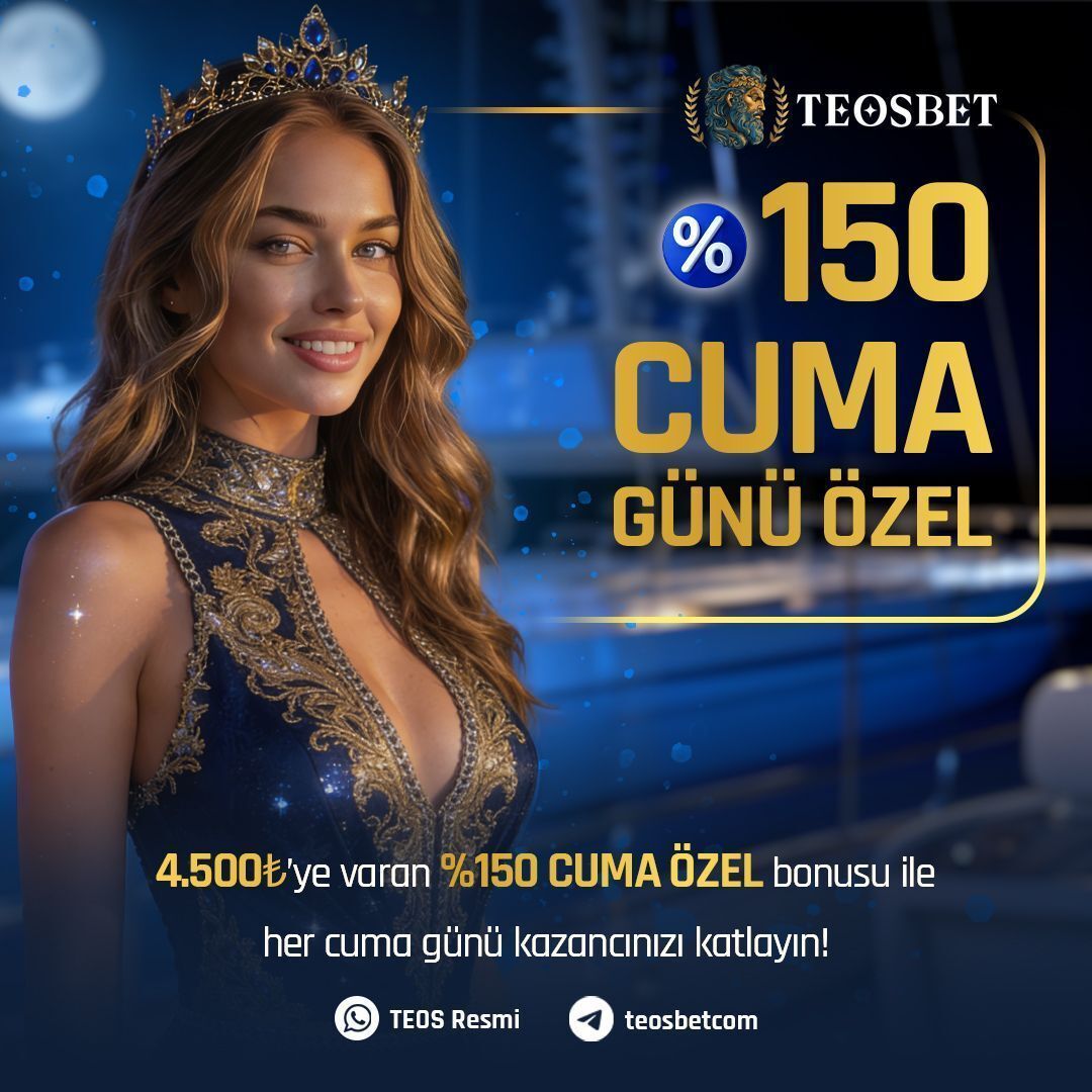 teosturkeyy's tweet photo. Geri sayım başladı, kasa katlayanların arasına gir! ⏳

Hafta sonu başlamadan 4.500 TL’ye varan %150 Cuma Özel bonusunu alanlar slot dünyasında yerini çoktan ayırttı! 🎰 

Şansın dolup taştığı bu özel günü pas mı geçeceksin? 

Büyük ödüle yaklaşmak için önündeki bu dev fırsatı başkasına kaptırma. 

Teosbet’te bugün senin günün, hemen şansını katla! 💸🚀
🔗 https://t.co/l12IyTNCyI