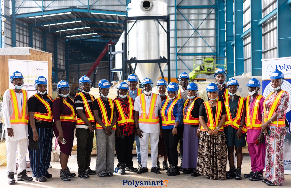 polysmartgroup's tweet photo. World Environment Day 2026, themed “Inspired by Nature, For Climate, For Our Future,” reflects the visit to our Mowe Plant after a workshop with LAGRA. The tour showcased our full recycling process. Together, we build a more sustainable future. 🧵 https://t.co/H5iVMc8IOi