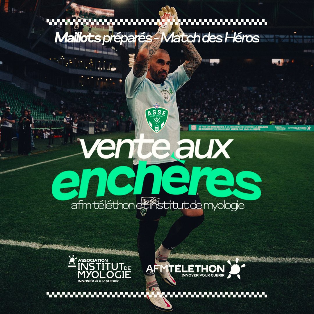 ASSECoeurVert's tweet photo. ⏳ Plus que 48h pour faire la différence.

Maillots, souvenirs et expériences exclusives : chaque enchère soutient la lutte contre la maladie de Charcot. 🎗️

💚 Faites-vous plaisir pour une grande cause.

👉 https://t.co/vEXdII0Lma https://t.co/aWw7CaxLvv