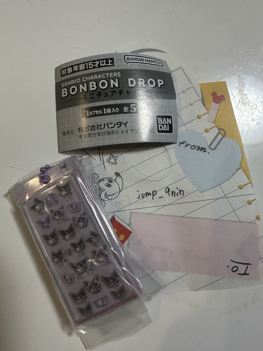jump_9nin's tweet photo. 【交換】
サンリオキャラクターズ
ボンボンドロップミニチュアチャーム
ボンドロ、ガチャガチャ

【譲】
クロミ

【求】
ポムポムプリン
はぴだんぶい

📮郵送希望📮
お気軽にお声がけください🙇‍♀️ https://t.co/YYbUEJxDma