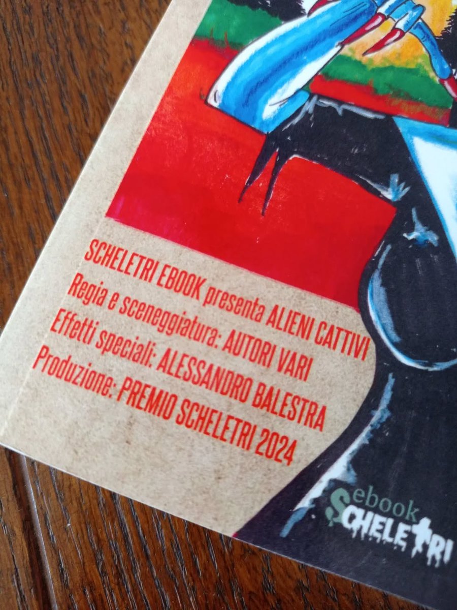 Scheletri's tweet photo. La Terra è sotto attacco! Scopri ALIENI CATTIVI, antologia con 20 racconti di alieni ostili. Oltre 270 pagine + illustrazioni a soli 9.90 €. Disponibile su Amazon
https://t.co/xhOzqBKp35
#librihorror #librialieni #scheletriebook Vedi meno https://t.co/L4NNzgM0nL