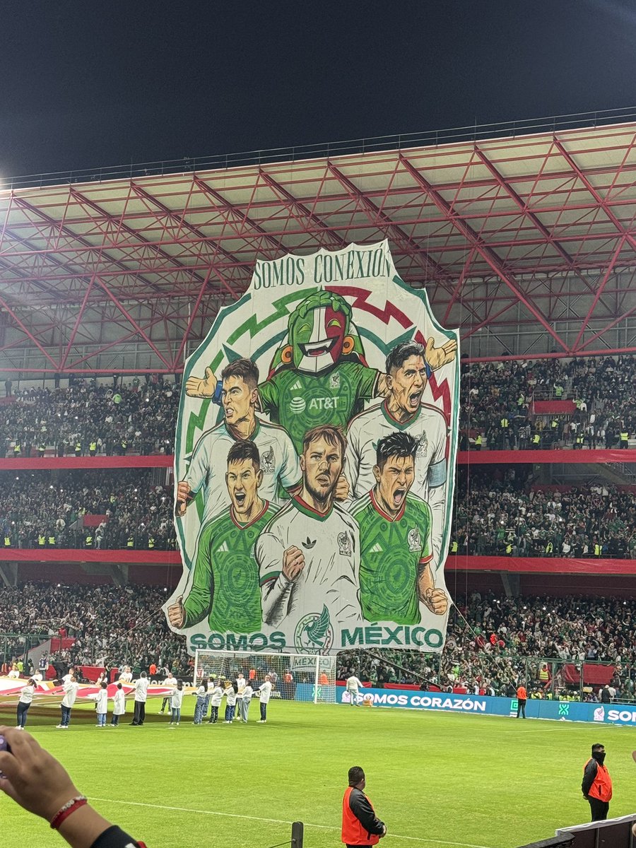 WorldCup26HQ's tweet photo. Mexico’s TIFO last night. 🥶🇲🇽 https://t.co/AYWLdCO05p