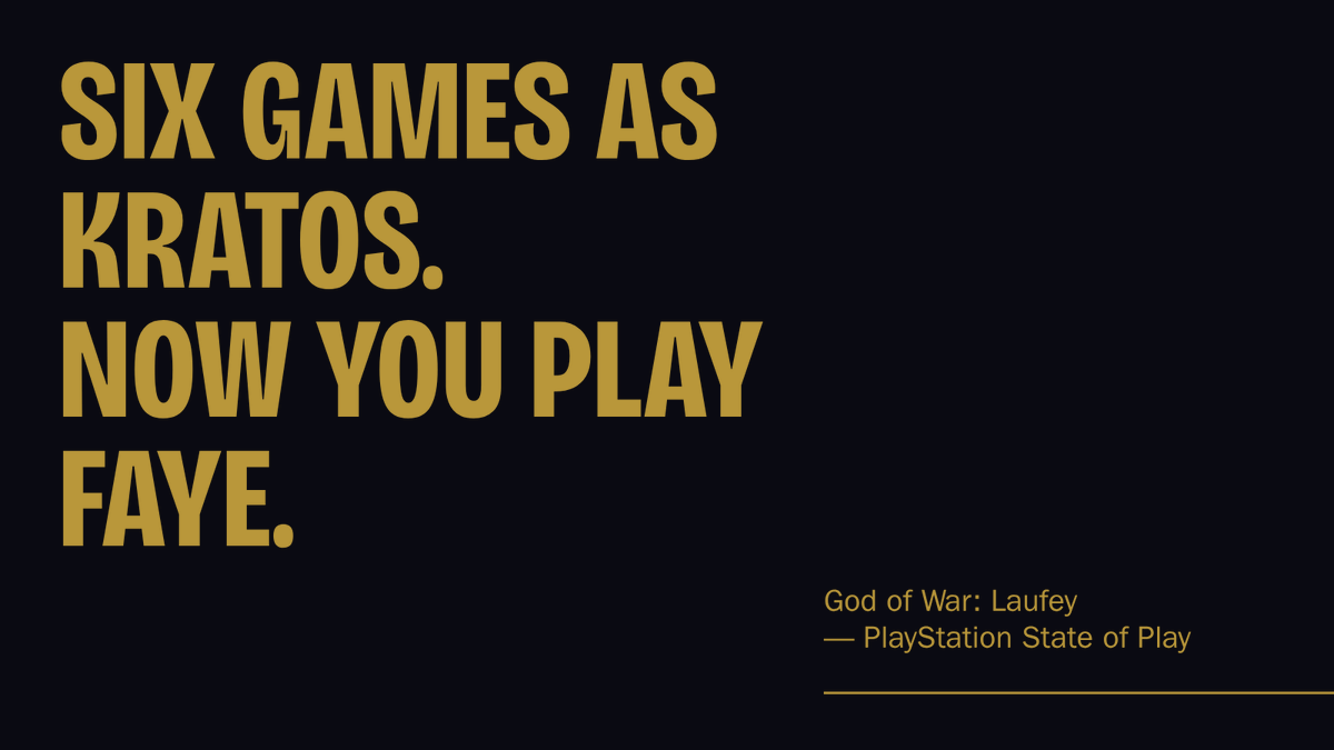 lunalandsol's tweet photo. 20 minutes of God of War: Laufey gameplay. 🎮

Six games as Kratos. Now we play Faye, and she fights completely differently. More elemental. More fluid. The combat reflects who she is.

@PlayStation did not miss. 🔥 Drop your theory 👇 https://t.co/f7jjRayGeN
