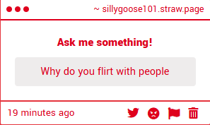 GuzSillyMixx's tweet photo. "Why do you flirt with people" -> I HAVENT FLIRTED WITH ANYONE?!? why do you NOT flirt with people?! #assertdominance https://t.co/jEvuSD8XxZ https://t.co/ljsvioLm2A
