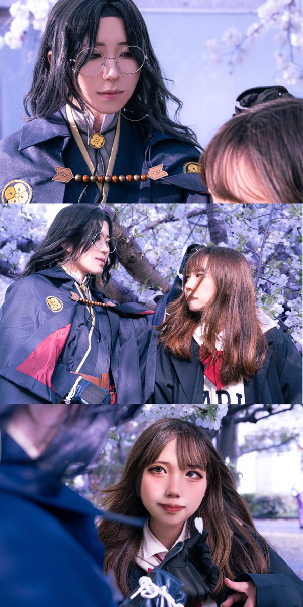 Kirsch_sn's tweet photo. ※cos　タップ推奨　刀さに要素

　　　　花誘う風

#Sabaphoto_
#アミティエ_リバモ https://t.co/P0UScuB3kf
